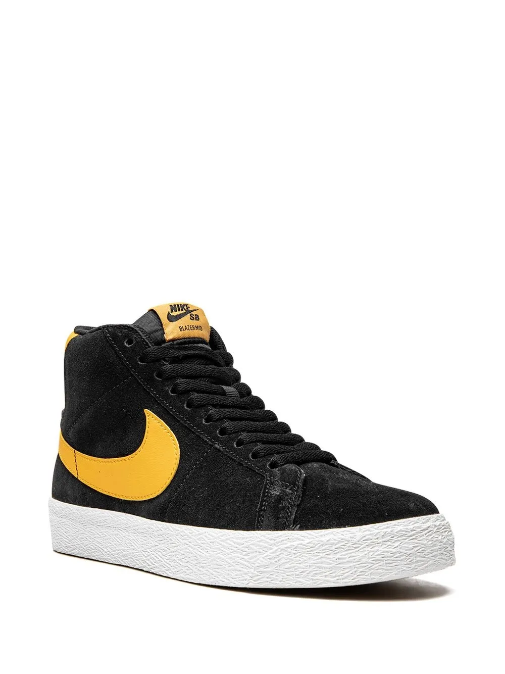Nike SB Blazer Mid Negro Amarillo