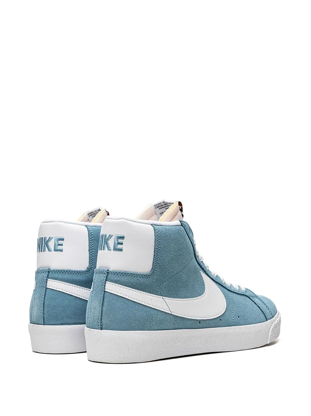 Nike SB Blazer Mid Blanco Marino detalle